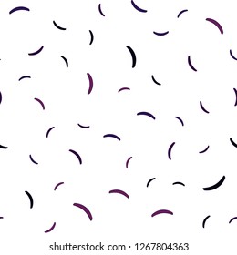 Dark Pink vector seamless background with curved lines. Glitter abstract illustration with wry lines. The best colorful design for your business.