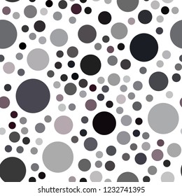 Dark Pink vector seamless cover with spots. Blurred decorative design in abstract style with bubbles. Pattern can be used as texture of wallpapers.