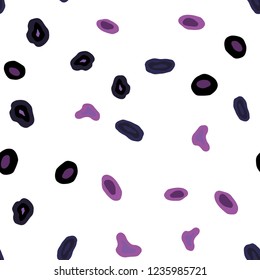 Dark Pink vector seamless cover with spots. Blurred bubbles on abstract background with colorful gradient. Pattern for design of window blinds, curtains.