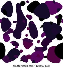 Dark Pink vector seamless cover with spots. Blurred bubbles on abstract background with colorful gradient. Pattern for design of fabric, wallpapers.