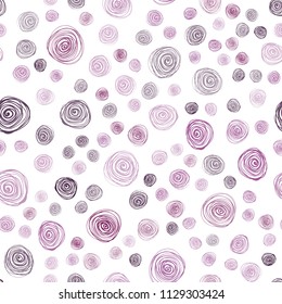 Dark Pink vector seamless doodle blurred background. Sketchy doodles with flowers on blurred background. Template for backgrounds of cell phones.
