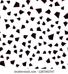 Dark Pink vector seamless, isometric background with triangles. Glitter abstract illustration with triangular shapes. Design for textile, fabric, wallpapers.