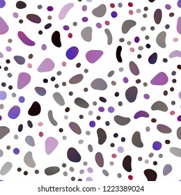 Dark Pink vector seamless layout with circle spots. Colorful illustration with blurred circles in nature style. Pattern for trendy fabric, wallpapers.