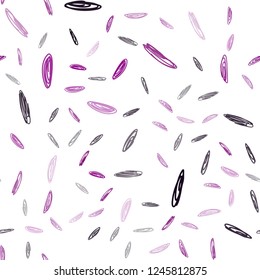 Dark Pink vector seamless layout with circle shapes. Blurred bubbles on abstract background with colorful gradient. Pattern can be used for beautiful websites.