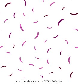 Dark Pink vector seamless layout with bent lines. Geometric illustration in abstract style with gradient.  New composition for your brand book.