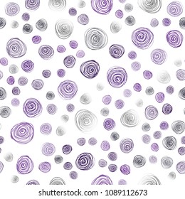 Dark Pink vector seamless natural elegant pattern. New colorful illustration in doodle style with flowers. Pattern for wallpapers and coloring books.