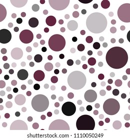 Dark Pink vector seamless template with circles. Beautiful colored illustration with blurred circles in nature style. Completely new template for your brand book.