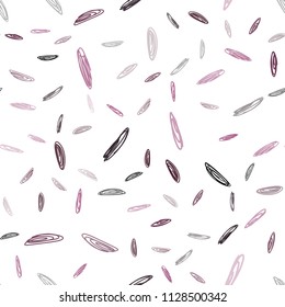Dark Pink vector seamless template with circles. Illustration with set of shining colorful abstract circles. Pattern can be used for futuristic ad, booklets.
