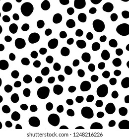 Dark Pink vector seamless template with spots. Glitter abstract illustration with blurred drops of rain. Pattern for design of window blinds, curtains.