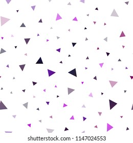 Dark Pink vector seamless texture in triangular style. Abstract gradient illustration with triangles. Modern template for your landing page.