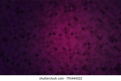 Dark Pink vector shining cranked template. A sample with curved shapes. The completely new template can be used for your brand book.