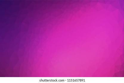 Dark Pink vector shining hexagonal pattern. Brand new colored illustration in blurry style with gradient. Brand new design for your business.