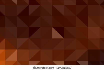 Dark Pink vector shining triangular layout. Shining colorful illustration with triangles. Polygonal design for your web site.
