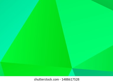 Dark Pink vector shining triangular backdrop. Colorful illustration in abstract style with triangles. Textured pattern for your backgrounds.