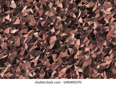 Dark Pink vector shining triangular layout. Triangular geometric sample with gradient.  Triangular pattern for your design.