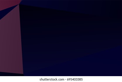 Dark Pink vector shining triangular template. Colorful abstract illustration with gradient. The textured pattern can be used for background.