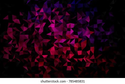 Dark Pink vector shining triangular template. An elegant bright illustration with gradient. The completely new template can be used for your brand book.