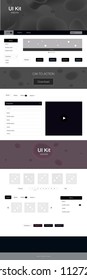 Dark Pink vector style guide with bent lines. Colorful illustration in abstract memphis style with gradient. Simple colorful design for websites.