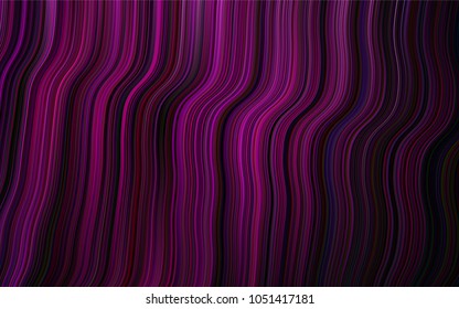 Dark Pink vector template with abstract lines. Creative illustration in halftone marble style with gradient. A completely new marble design for your business.