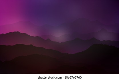 Dark Pink vector template with abstract circles. A sample with blurred bubble shapes. Brand-new design for your ads, poster, banner.