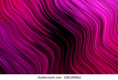 Dark Pink vector template with abstract lines. Brand-new colored illustration in marble style with gradient. The elegant pattern for brand book.