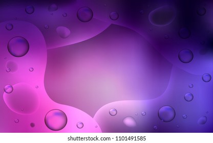 Dark Pink vector template with abstract circles. Glitter abstract illustration with wry lines. A completely new memphis design for your business.