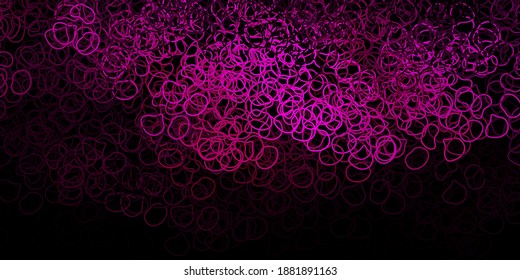 Dark pink vector template with abstract forms. Modern abstract illustration with gradient random forms. Modern design for your ads.