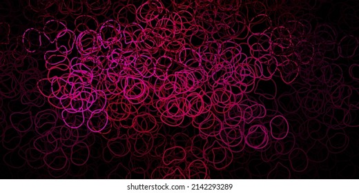 Plantilla de vector rosa oscuro con formas abstractas. Ilustración con formas coloridas en estilo abstracto. Diseño elegante para el juego de papel pintado.