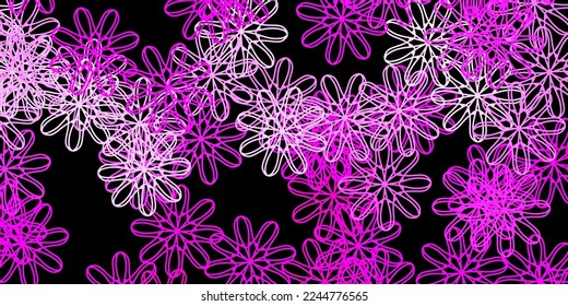 Dark Pink vector template with abstract forms. Colorful abstract forms with gradient in simple style. Modern design for your ads.