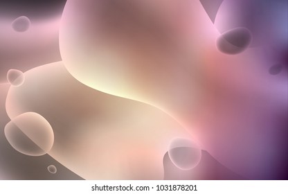 Dark Pink vector template with bent lines. Colorful abstract illustration with gradient lines. Textured wave pattern for backgrounds.