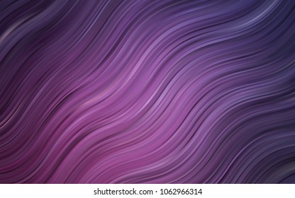 Dark Pink vector template with bent ribbons. Geometric illustration in marble style with gradient.  New composition for your brand book.
