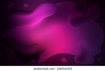 Dark Pink vector template with bent ribbons. An elegant bright illustration with gradient. Brand-new design for your ads, poster, banner.