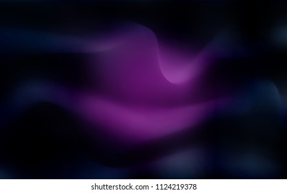 Dark Pink vector template with bent lines. Shining crooked illustration in marble style. A completely new template for your business design.