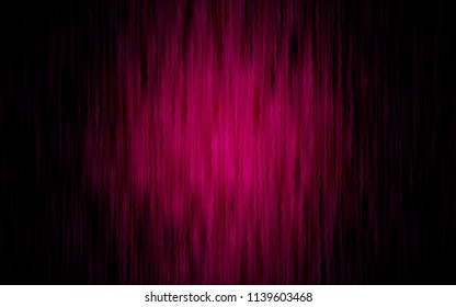 Dark Pink vector template with bent lines. A sample with blurred bubble shapes. The best blurred design for your business.