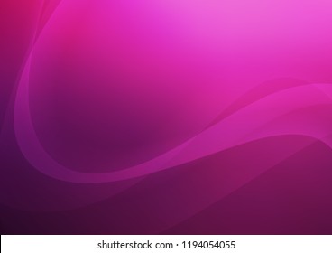 Dark Pink vector template with bent lines. Shining illustration, which consist of blurred lines, circles. A new texture for your  ad, booklets, leaflets.