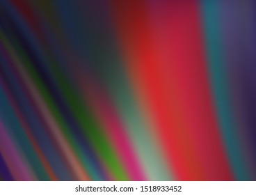 Dark Pink vector template with bent ribbons. Modern gradient abstract illustration with bandy lines. New composition for your brand book.