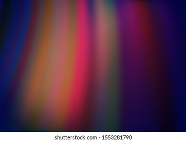 Dark Pink vector template with bent lines. Shining crooked illustration in marble style. Marble design for your web site.