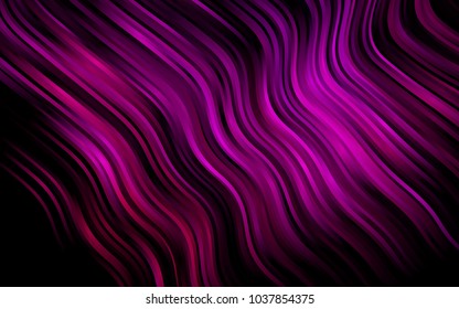 Dark Pink vector template with bubble shapes. Colorful abstract illustration with gradient lines. The elegant pattern for brand book.