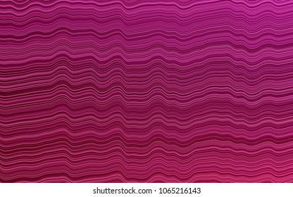 Dark Pink vector template with bubble shapes. A vague circumflex abstract illustration with gradient. The elegant pattern for brand book.