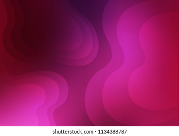 Dark Pink vector template with bubble shapes. An elegant bright illustration with gradient. Marble style for your business design.