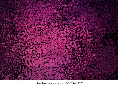 Dark Pink vector template with chaotic shapes. Illustration with colorful gradient shapes in abstract style. Modern design for your business card.