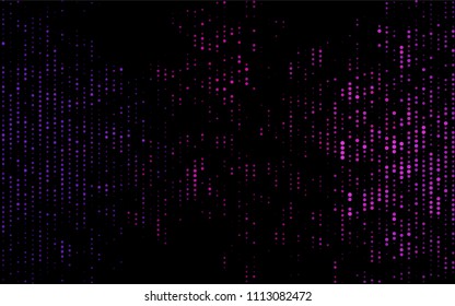 Dark Pink vector  template with circles. Blurred decorative design in abstract style with bubbles. The pattern can be used for ads, leaflets of liquid.