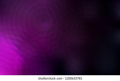 Dark Pink vector template with circles. Blurred bubbles on abstract background with colorful gradient. Beautiful design for your business advert.