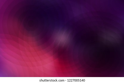 Dark Pink vector template with circles. Illustration with set of shining colorful abstract circles. Pattern can be used as texture of wallpapers.