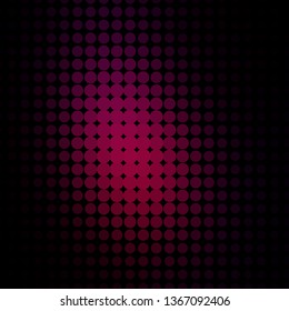 Dark Pink vector template with circles. Abstract illustration with colorful spots in nature style. New template for your brand book.