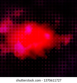 Dark Pink vector template with circles. Modern abstract illustration with colorful circle shapes. Design for posters, banners.