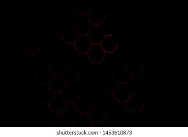 Dark Pink vector template with circles. Blurred decorative design in abstract style with bubbles. Template for your brand book.