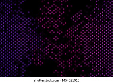 Dark Pink vector template with circles. Beautiful colored illustration with blurred circles in nature style. Pattern of water, rain drops.