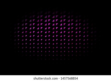 Dark Pink vector template with circles. Blurred bubbles on abstract background with colorful gradient. Design for posters, banners.