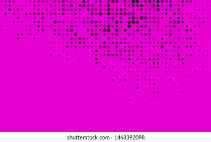 Dark Pink vector template with circles. Modern abstract illustration with colorful water drops. Template for your brand book.